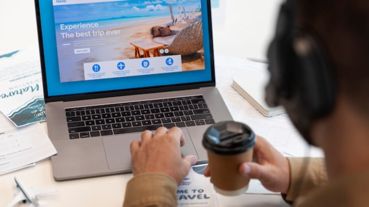 choisir sa destination de voyage depuis son ordinateur