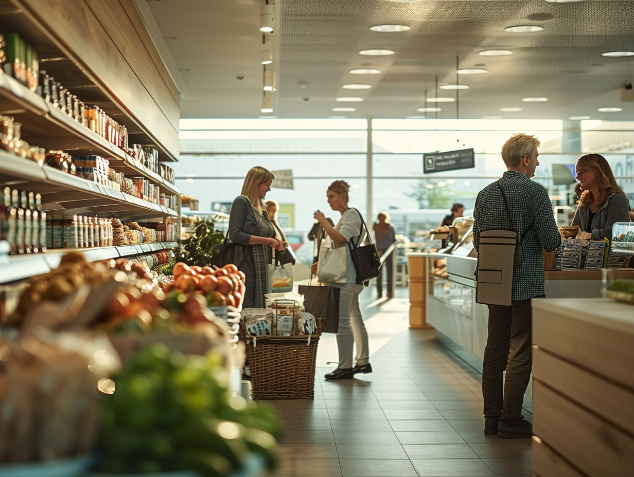 caisse supermarché